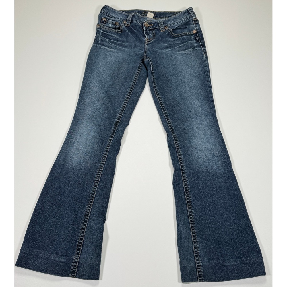 Silver Jeans‎ Co Aiko Bootcut Jeans Women's 28x30 Dark Wash Stretch Denim
